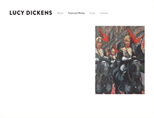 Tablet Screenshot of lucydickens.com